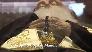 Katolički kalendar 1252016  Sveti Leopold Bogdan Mandić [upl. by Kcirrez190]