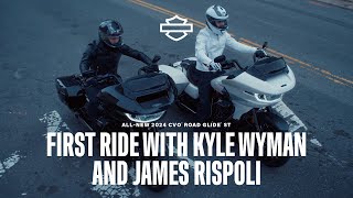 ​AllNew 2024 HarleyDavidson CVO Road Glide ST  First Ride with Kyle Wyman amp James Rispoli [upl. by Streeto]