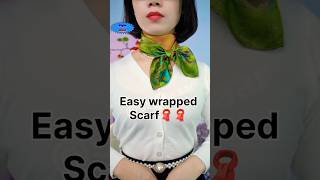 Easy Wrapped Scarfshortsshortstylewaar [upl. by Iah]