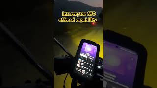 Interceptor 650 on off roads of Tehri travel royalenfield rider [upl. by Hemetaf319]