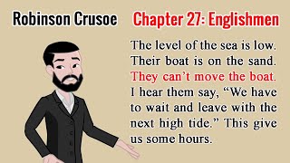 Learn English through story level 1 Robinson Crusoe  part 24 [upl. by Nalek]