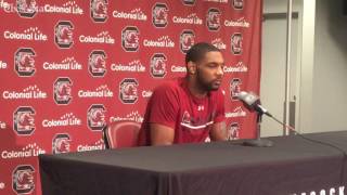 Gamecocks Sindarius Thornwell on facing Florida at home [upl. by Jonell]