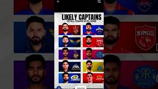 All IPL teams captains [upl. by Machute494]