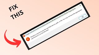 How to Fix “Windows cannot access the specified device” in Fortnite [upl. by Osnohpla]