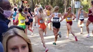 NCAA cross country championship race 6km distance  women in Tallahassee Florida  Nov 2021 [upl. by Friedman]