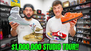 Inside Harrison Nevels 1 Million Dollar Sneaker Warehouse RARE SNEAKER COLLECTION AND MORE [upl. by Cordalia607]