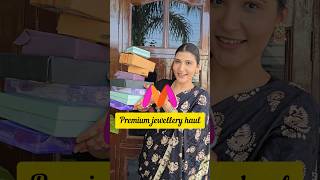 Myntra premium jewellery haul 🎊 myntra myntrahaul jewelleryhaul jewellery haul affordable [upl. by Rivalee]