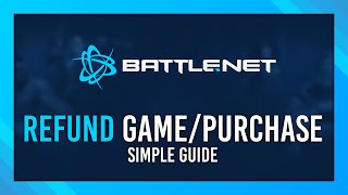 Refund Game on BlizzardBattlenet  Simple guide [upl. by Eramat]