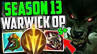 How to Play WARWICK JUNGLE amp CARRY FOR BEGINNERS 67 WR BUILD👌  Warwick Guide Season 13 [upl. by Diane]