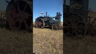 Rumely Oil Pull Model W Plowing at Reynolds tractor vintage antique plowing farming pioneer [upl. by Wendelina356]