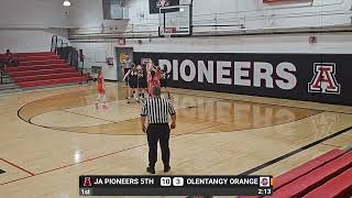 Jonathan Alder 5th Grade Girls Basketball vs Olentangy Orange [upl. by Anairda378]