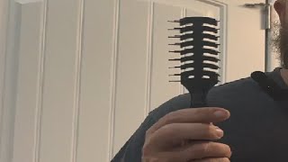 PERFEHAIR Mens Vented Hair Brush for Blow Drying Anti Static Vent Hairbrush Review [upl. by Morril]