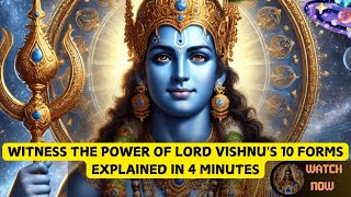 The 10 Avatars of LORD VISHNU Explained [upl. by Ilwain805]