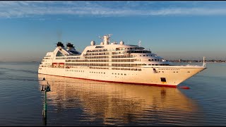 Seabourn Odyssey0702 HrsArrivalStation PierMelbourneAustralia10012024 [upl. by Oilalue]