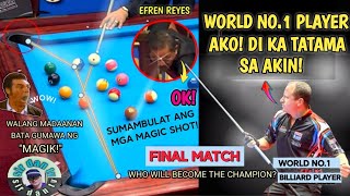 😲 AKALA NILA DI TATAMA SI EFREN BATA CURRENT WORLD NO1 PLAYER DI MAKAPANIWALA SA GINAWA NI BATA [upl. by Ettelohcin]