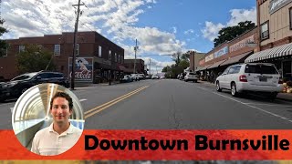 Driving in Downtown Burnsville North Carolina [upl. by Aihsenrad797]