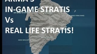 Arma 3 Stratis Real Life Compared to InGame [upl. by Kyrstin332]