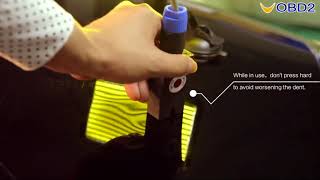 How to Use WOYO PDR007 Paintless Dent Repair ToolUOBD2 [upl. by Skoorb]