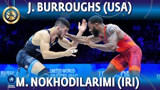 Jordan Burroughs USA vs Mohammad Nokhodilarimi IRI  Final  world Championships 2022  79kg [upl. by Ameer]