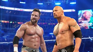 Crown Jewel The Rock vs La Knight Match Wrestling Fights [upl. by Bernita628]