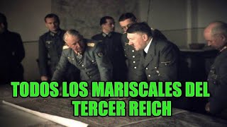 ¿Quiénes fueron todos los MARISCALES DE CAMPO del Tercer Reich  Parte 2 [upl. by Netsriik]