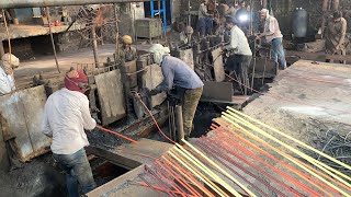 Amazing Scale  Process of Mass Production Rebar  Steel Manufacturing Factory [upl. by Sivam533]