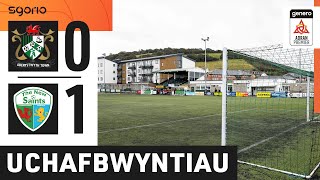 Uchafbwyntiau  Highlights Aberystwyth 01 Y Seintiau Newydd  Prif Adran Genero [upl. by Haronid]