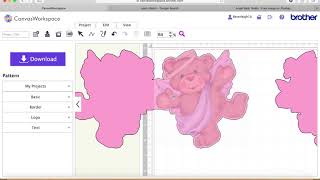 brother scan n cut tutorials lesson 7 tracing a shape to make a shaped card [upl. by Wicks]