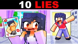 10 LIES about APHMAU in Minecraft [upl. by Atronna]