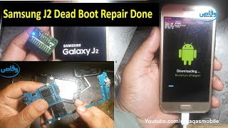 Samsung J2 Dead Boot Repair Done  Samsung Galaxy J200h After Flash Dead Repair Done by waqas mobile [upl. by Anilorak634]