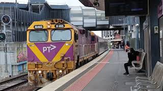 8865 departing Footscray Melbourne [upl. by Naujled714]