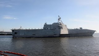 Virtual Tour of the USS Santa Barbara LCS 32 [upl. by Etyak697]