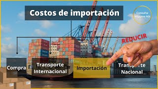 REDUCCIÓN de Costos de Importación [upl. by Sahcnip]