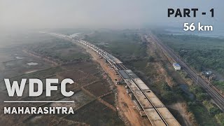 Western Dedicated Freight Corridor Progress  Maharashtra JNPT Update  Part 1 [upl. by Ulla]