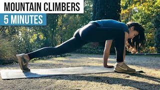 5 Min HIIT Mountain Climber Challenge l OutWork [upl. by Ecirual]