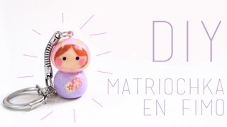 DIY  Matriochka en Fimo Kawaii  Chibi  Polymer Clay Matryoshka English subs [upl. by Llertnek]