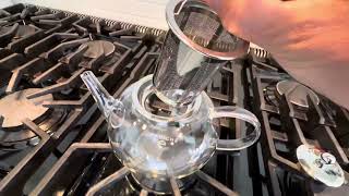 GROSCHE Joliette Clear Glass Teapot with Reusable Stainless Steel Infuser Review [upl. by Safire]