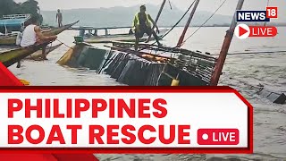 Philippines Boat Accident  More Than 20 Dead As Boat Capsizes Near Philippine Capital  News18 LIVE [upl. by Eldreda]