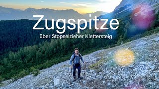 Zugspitze  Stopselzieher Klettersteig [upl. by Oirom]