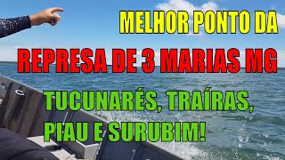 MORADA NOVA DE MINAS  PESCA DE TUCUNARÉ  PONTO COM OS MAIORES TUCUNAS DE MG  POUSADA DA TÃNIA [upl. by Oicinoid]