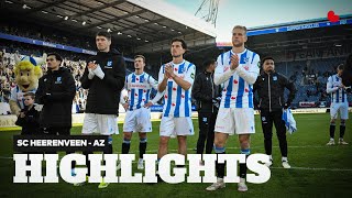 Late tegentreffer zorgt voor gelijkspel  Highlights sc Heerenveen  AZ [upl. by Nowtna]