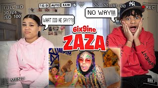 6IX9INE  ZAZA Official Music Video REACTION [upl. by Blakely]