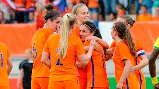 Highlights Oranjevrouwen  ZuidAfrika 762016 [upl. by Aksel]