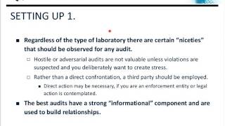 Auditing Analytical Laboratories for FDA Compliance [upl. by Suirred]