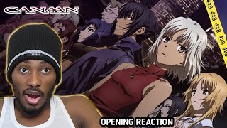 Canaan Opening 1 Reaction  Anime Op Reaction [upl. by Sievert]