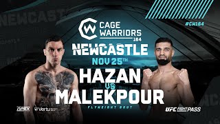 Dylan Hazan vs Amir Malekpour  FULL FIGHT  CW 164 Newcastle [upl. by Godding895]