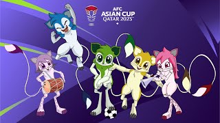 AsianCup2023 Mascot Reveal Highlights 🤩 Get ready for the coolest mascot in town 🌟 [upl. by Ysdnyl]