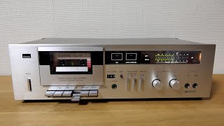 Sansui D95M Stereo Cassette Deck  Vintage HiFi [upl. by Alhsa884]