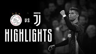 HIGHLIGHTS Ajax vs Juventus  11  Ronaldo header earns draw in Amsterdam [upl. by Retsevlis442]