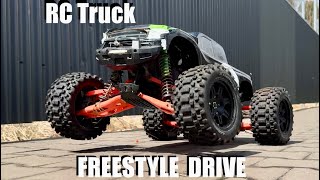 Insane RC Truck Freestyle with slow motion 🔥👌 [upl. by Egrog]